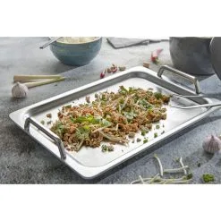 Demeyere Plancha Teppanyaki - 39 Cm, 18/10 Acciaio Inossidabile -Vendite Pentolame 000022261