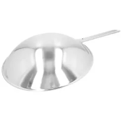 Demeyere Wok Fondo Tondo - 36 Cm, 18/10 Acciaio Inossidabile -Vendite Pentolame 000022915