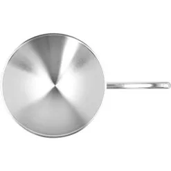 Demeyere Wok Fondo Tondo - 36 Cm, 18/10 Acciaio Inossidabile -Vendite Pentolame 000023880