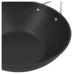 Demeyere Wok Fondo Piatto - 30 Cm, Alluminio, Duraslide Titanium -Vendite Pentolame 000023934