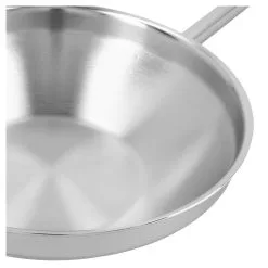 Demeyere Wok Fondo Piatto - 32 Cm, 18/10 Acciaio Inossidabile -Vendite Pentolame 000024317