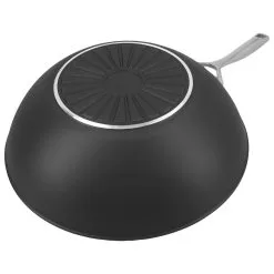 Demeyere Wok Fondo Piatto - 30 Cm, Alluminio, Duraslide Titanium -Vendite Pentolame 000024533