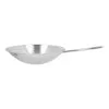 Demeyere Wok Fondo Tondo - 36 Cm, 18/10 Acciaio Inossidabile