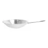 Demeyere Wok Fondo Tondo - 36 Cm, 18/10 Acciaio Inossidabile