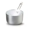 CASSERUOLA ALTA 1 MANICO ALLUMINIO PER INDUZIONE Ø24CM