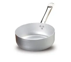 CASSERUOLA BASSA 1 MANICO ALLUMINIO PER INDUZIONE Ø20CM