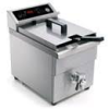 FRIGGITRICE AD INDUZIONE CON RUBINETTO DA BANCO -CAPACITA' VASCA Lt. 8 - POTENZA W 3500 - ALIMENTAZIONE MONOFASE