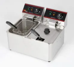 FRIGGITRICE ELETTRICA DA 4+4 LITRI