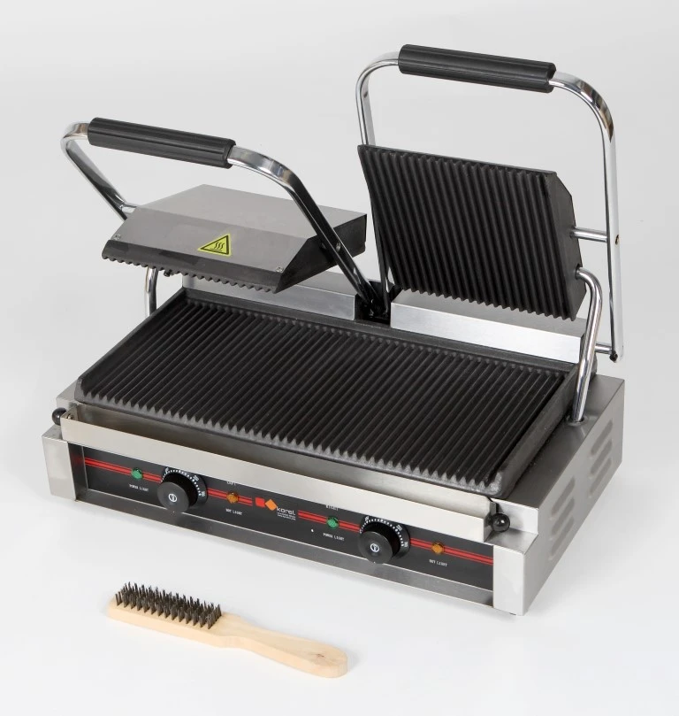 PIASTRA DOPPIA COTTURA IN GHISA RIGATA 1 PIASTRA DOPPIA COTTURA IN GHISA RIGATA