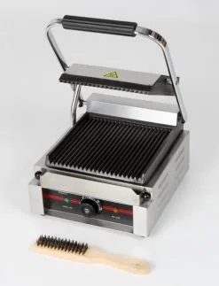 PIASTRA SINGOLA RIGATA IN GHISA